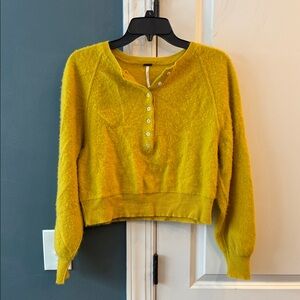 Free People Porta Cashmere Henley